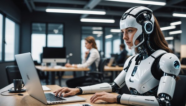 L'impact de l'intelligence artificielle sur le lieu de travail moderne