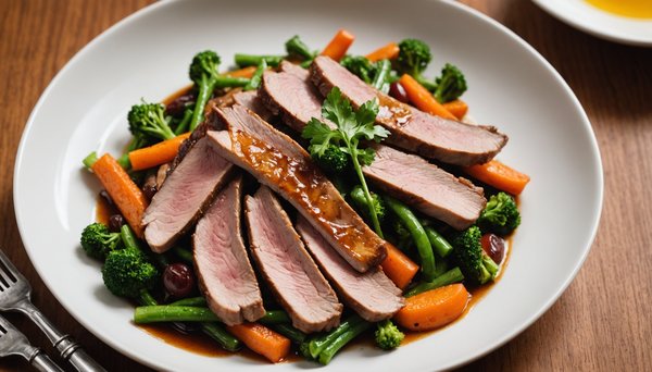 Recette simple et savoureuse d'aiguillettes de canard poêlées